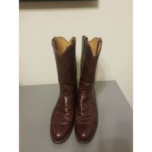 Justin Marbled Roper Cowboy Boots Sz 5C